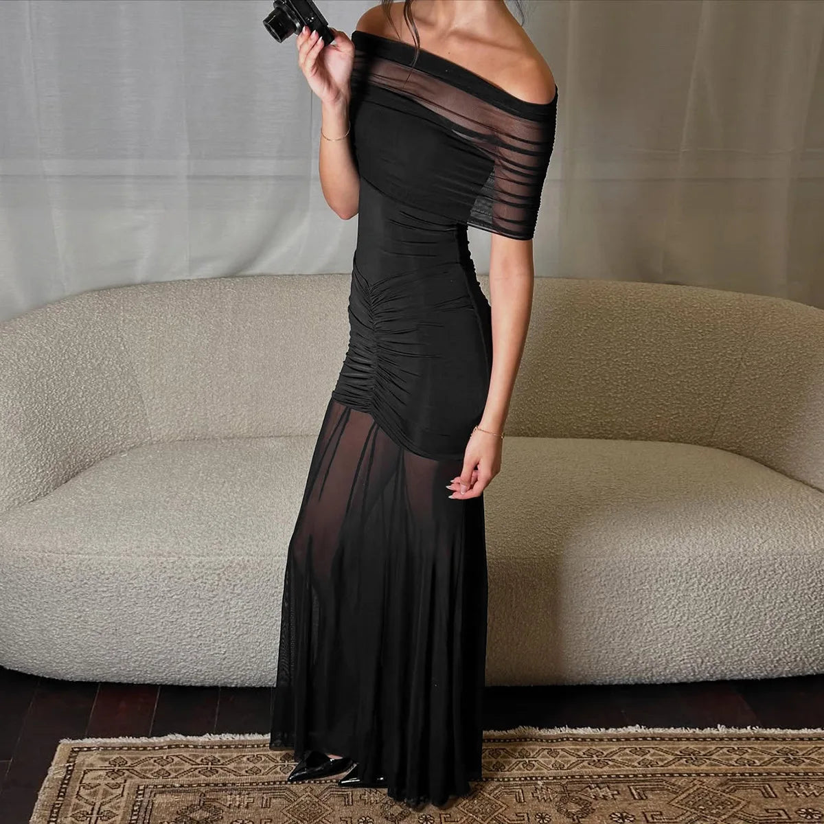 שמלת מקסי ורוניקה