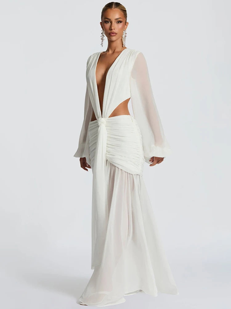 שמלת מקסי נטע