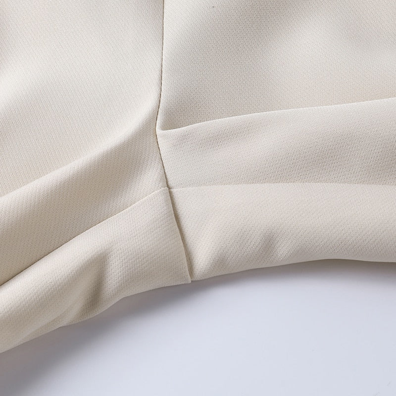 Eseld מכנסיים רחבים בגזרה גבוהה